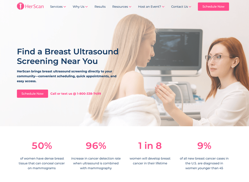 HerScan — website by Bluleadz